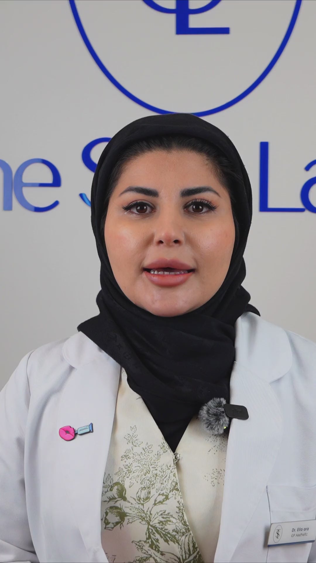 Dr. Elahe Razmara introduces herself at The Skin Lab, Abu Dhabi
